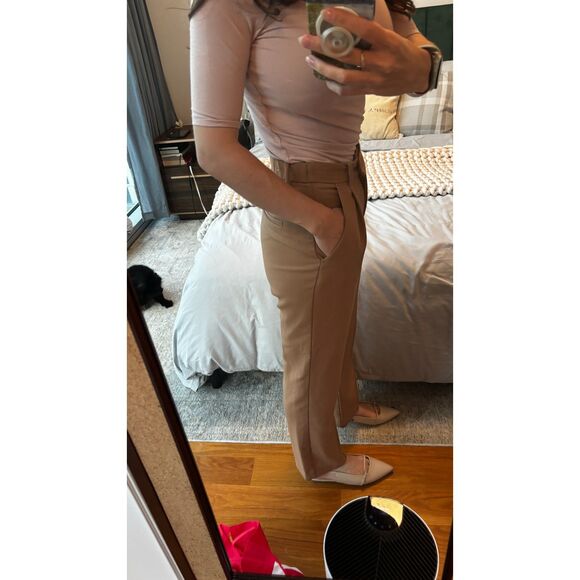 Abercrombie & Fitch Tailored Relaxed Straight Pants - Picture 3 of 4